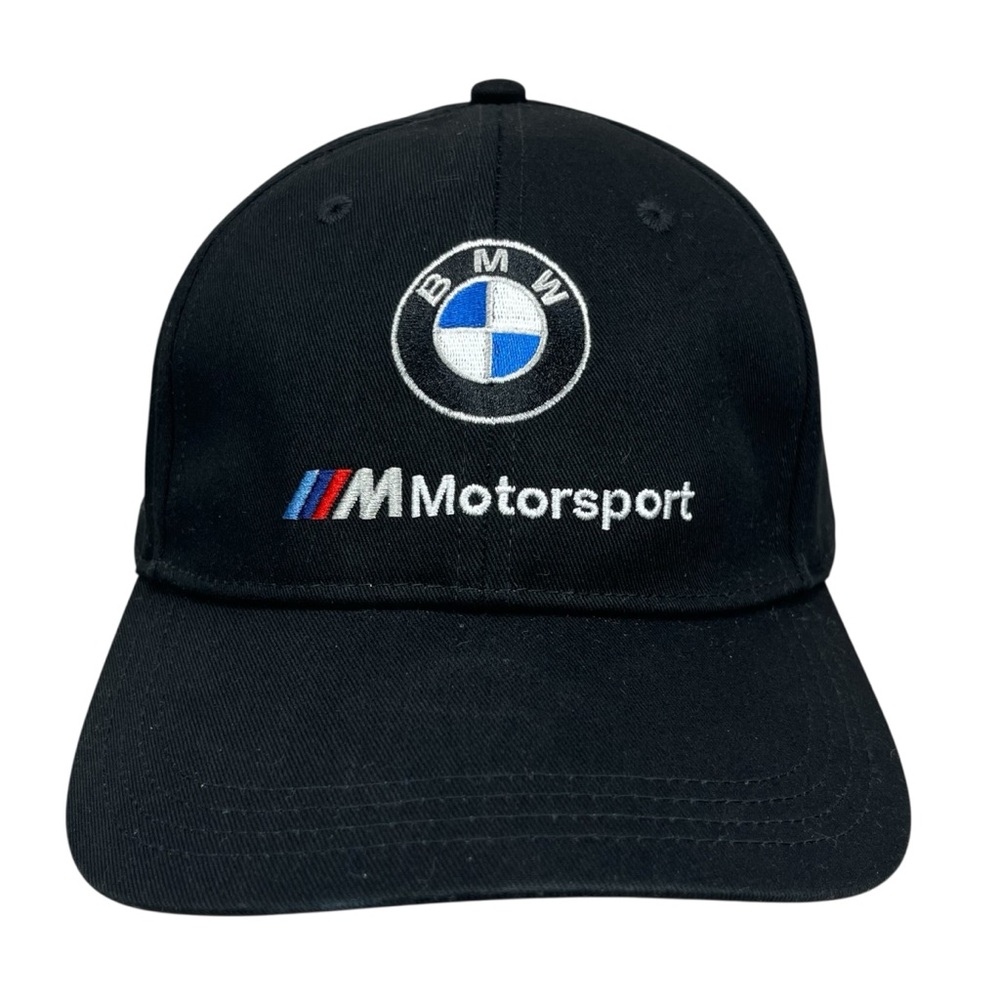 BMW M Motorsport Puma‎ Hat Black Adjustable Strapback Cap Embroidered Logo